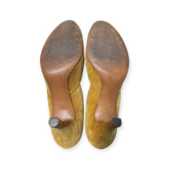 Vintage I. Miller Custom Velvet Heels | Guild House New Haven | Electra II Last - Picture 9 of 14